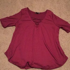 Maroon-ish Boutique top